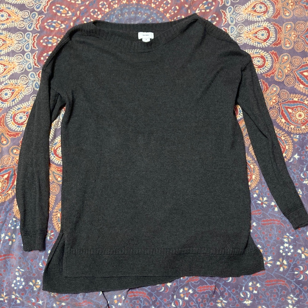 Old Navy Off-the-Shoulder Black Sweater